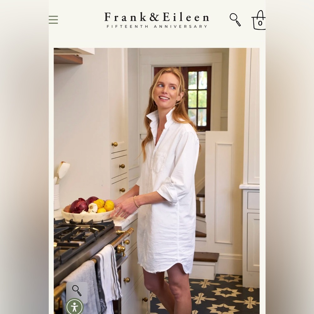 Frank & Eileen Mary dress 100% denim